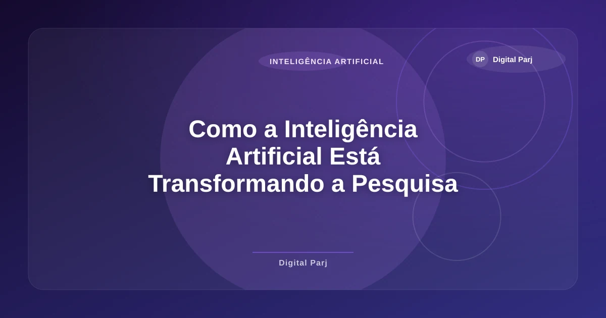 Imagem de Como a Inteligência Artificial Está Transformando a Pesquisa Científica em 2026