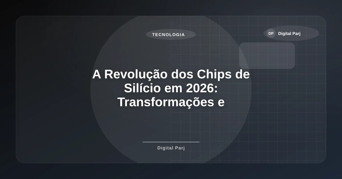 Imagem de A Revolução dos Chips de Silício em 2026: Transformações e Desafios no Setor de Semicondutores