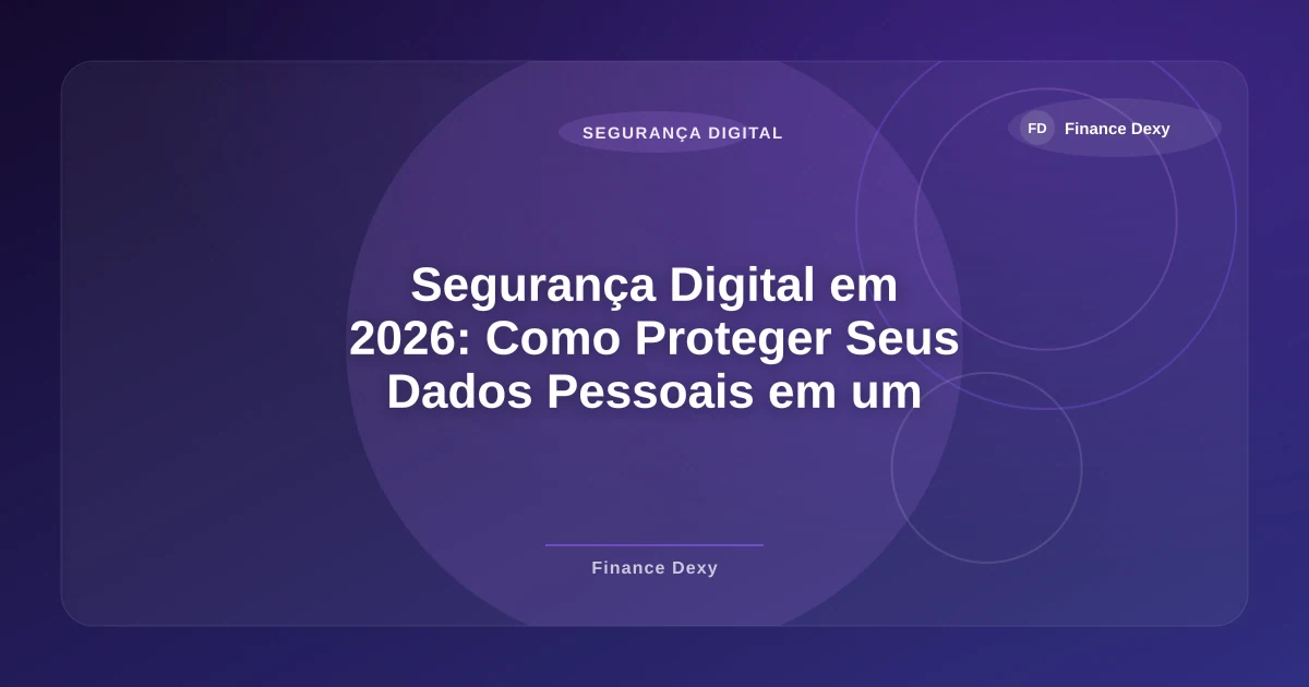 Imagem de Segurança Digital em 2026: Como Proteger Seus Dados Pessoais em um Mundo Cada Vez Mais Ameaçado