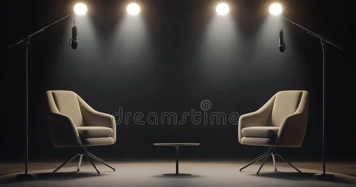 Imagem de “No Alvo”: SBT estreia talk show com entrevistas feitas por IA em estúdio escuro