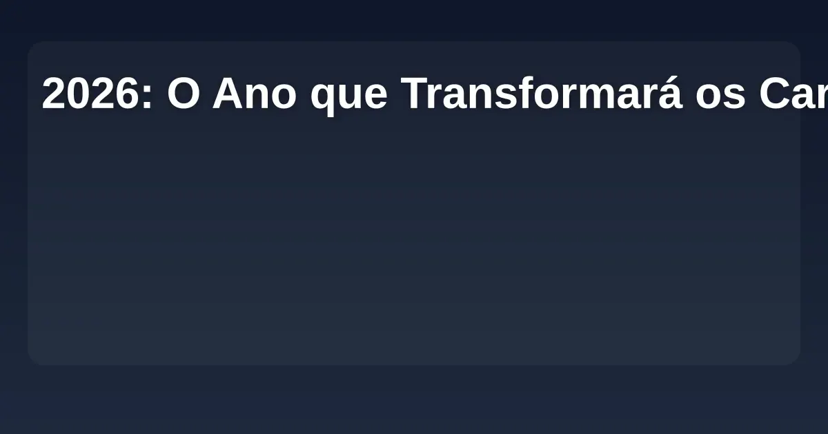 Imagem de 2026: O Ano que Transformará os Carros Elétricos