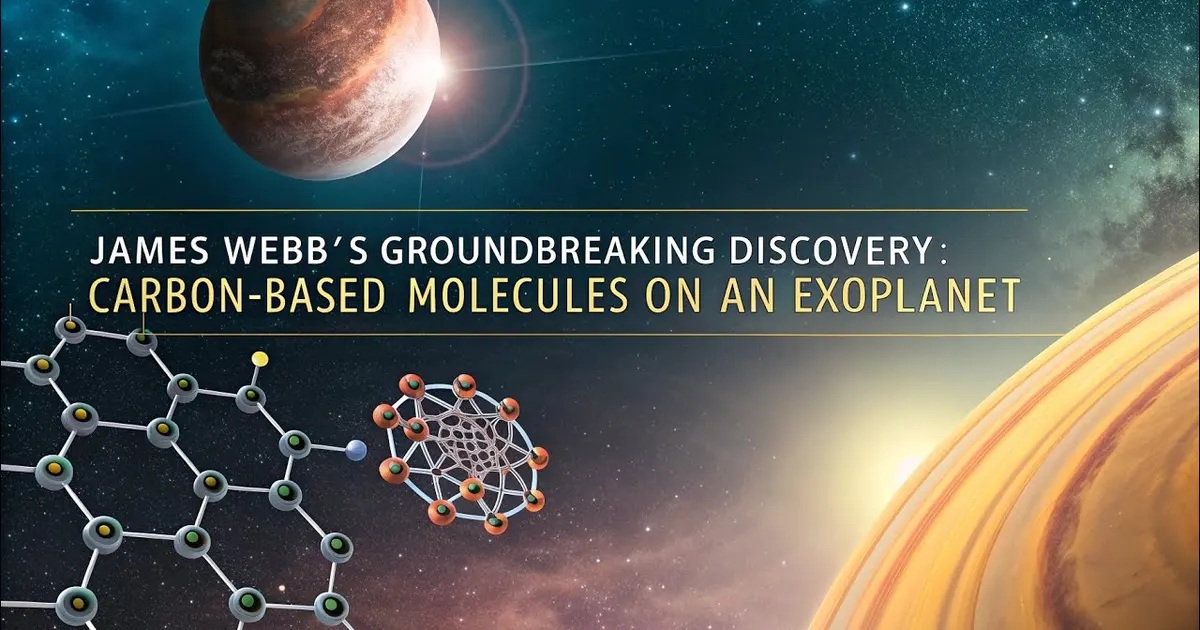 Imagem de James Webb detecta moléculas orgânicas em planeta infernal a 1.200 anos-luz — o que isso revela sobre a vida no universo